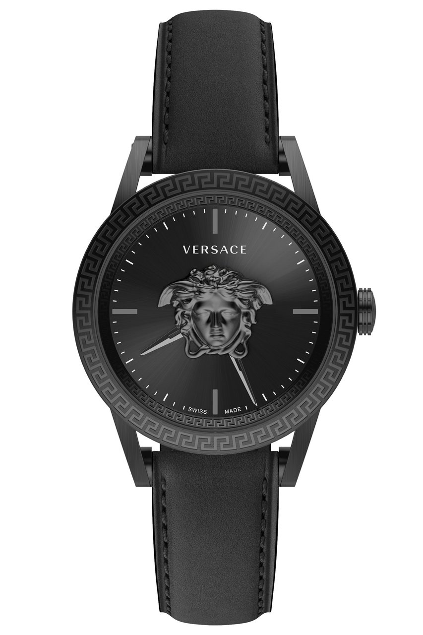 Versace VERD01520 Palazzo heren horloge 43 mm Zwart