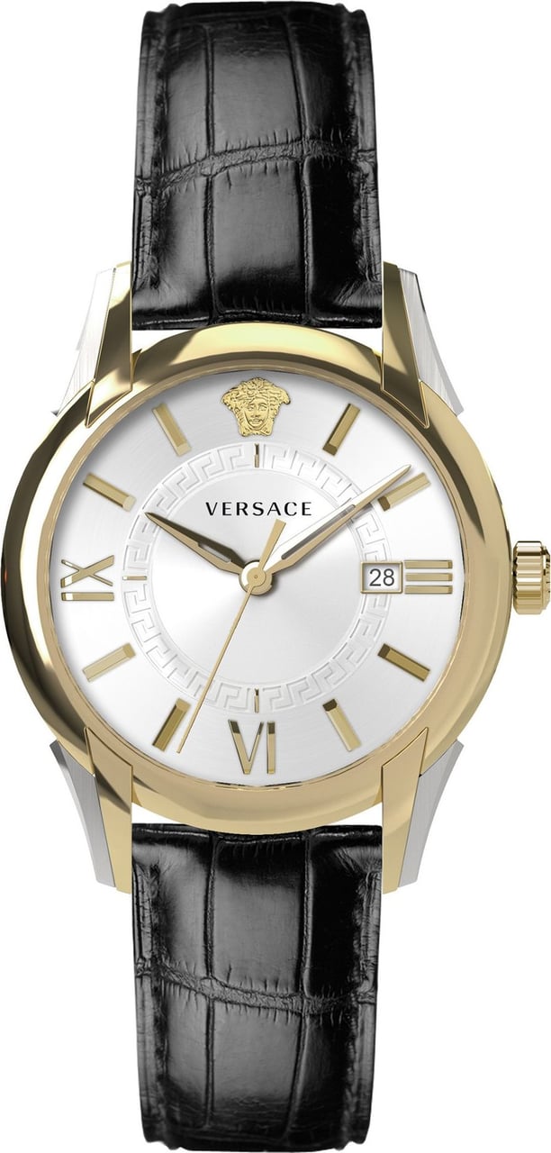 Versace VEUA00320 Apollo heren horloge 42 mm Zwart