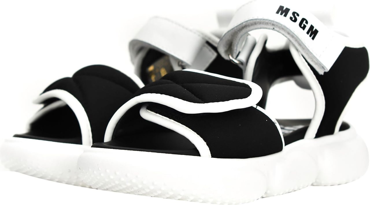 MSGM Bubbel sandaal zwart-wit Zwart