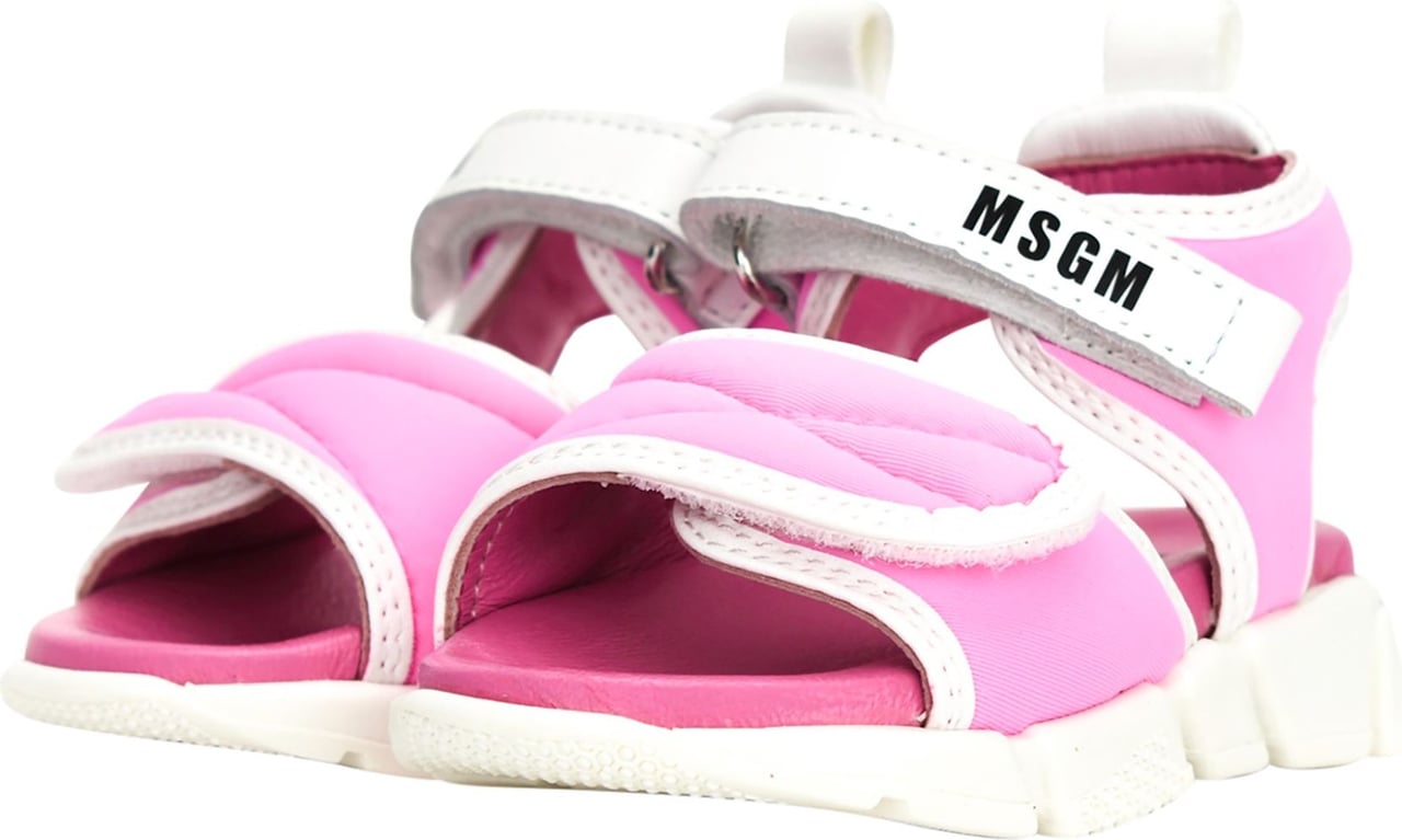 MSGM Bubbel sandaal wit-roze Roze