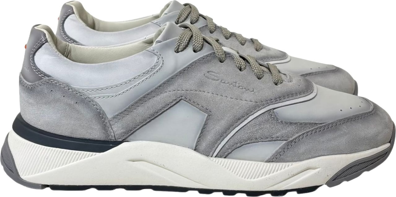 Santoni sneaker Innova Bian grijs Grijs