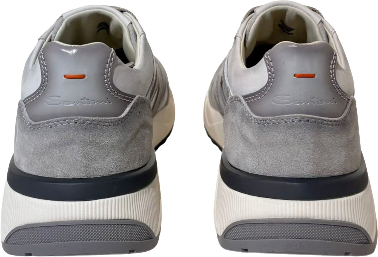Santoni sneaker Innova Bian grijs Grijs