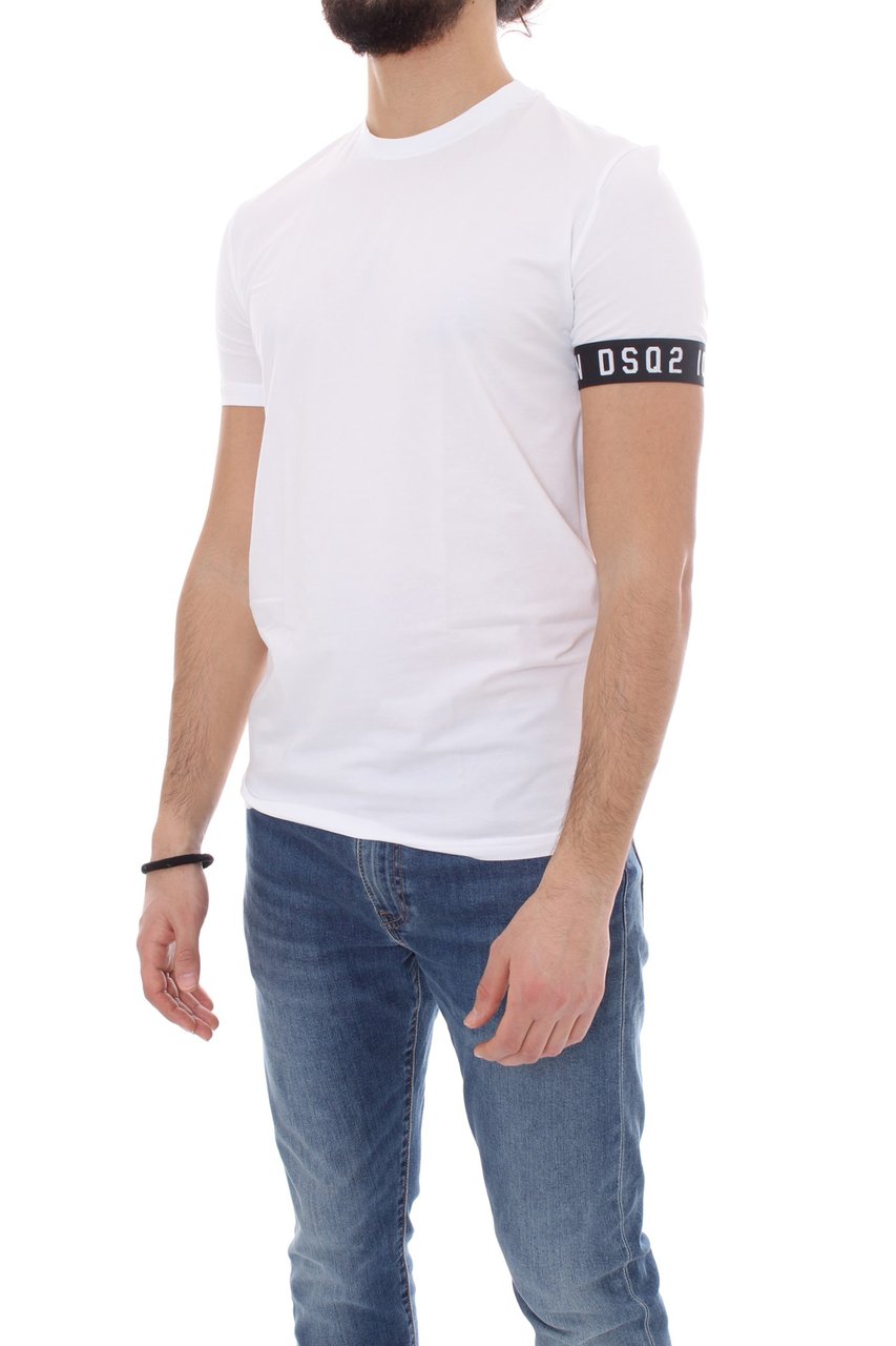 Dsquared2 T-shirt Wit Wit