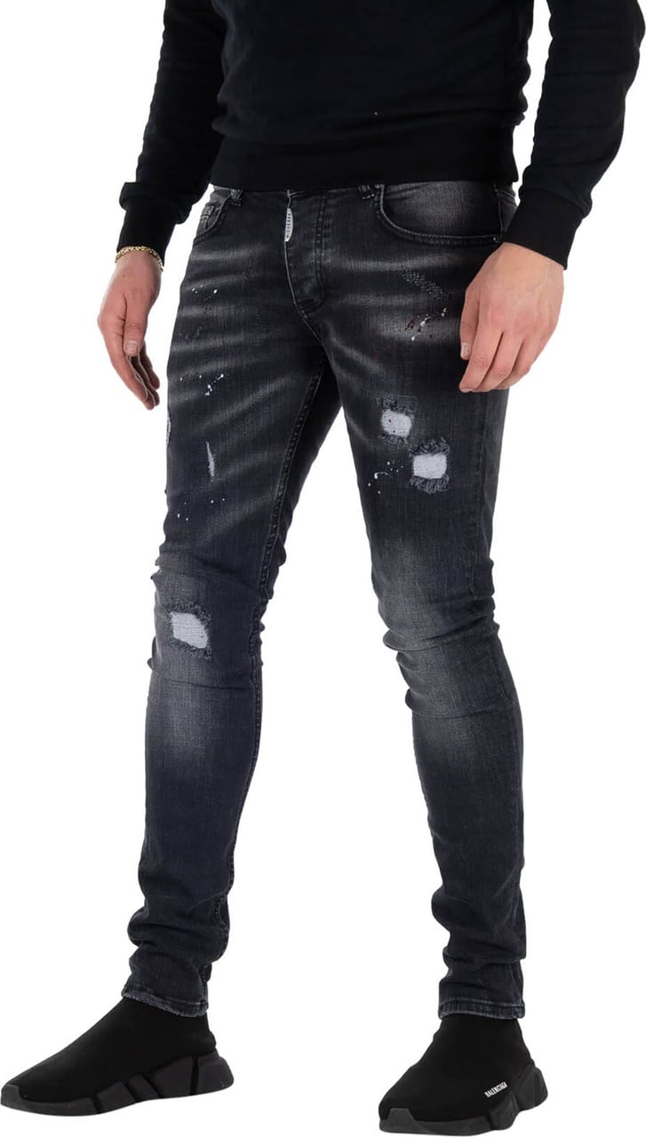 Richesse Sevilla Deluxe Dark Jeans Grijs