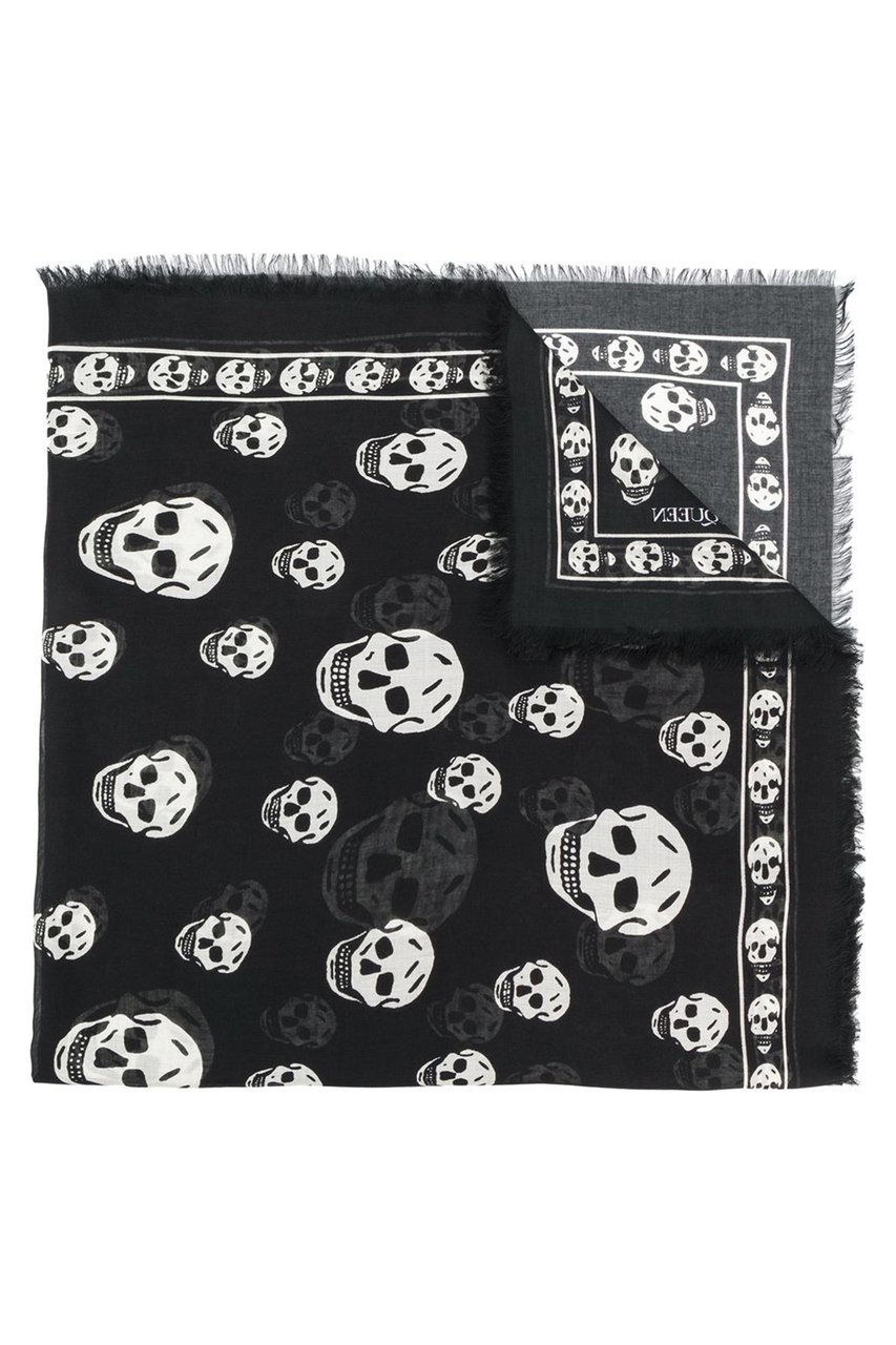 Alexander McQueen Scarfs Black Zwart