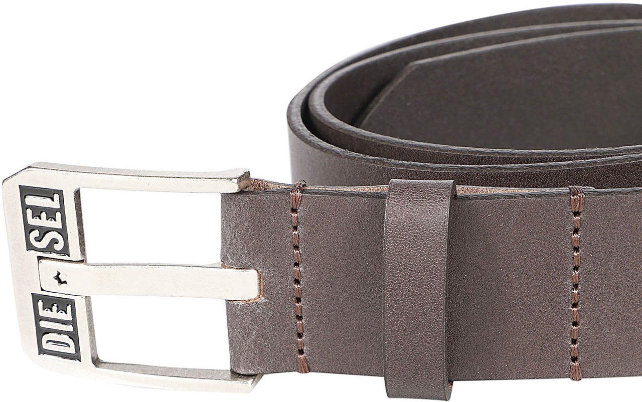 Diesel New Logo Bluestar Ii Belt Brown Bruin