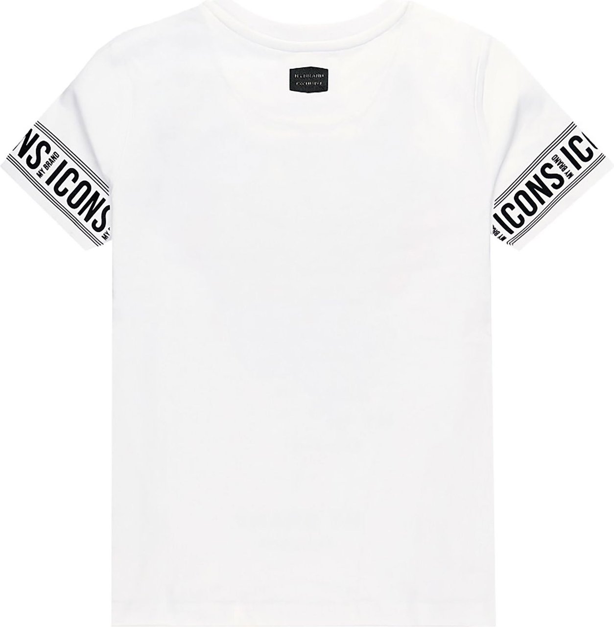 My Brand Icons Sleeve T-Shirt White Wit