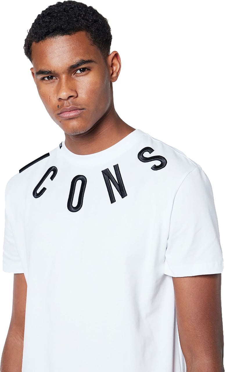 My Brand Icons Neck T-Shirt White Wit