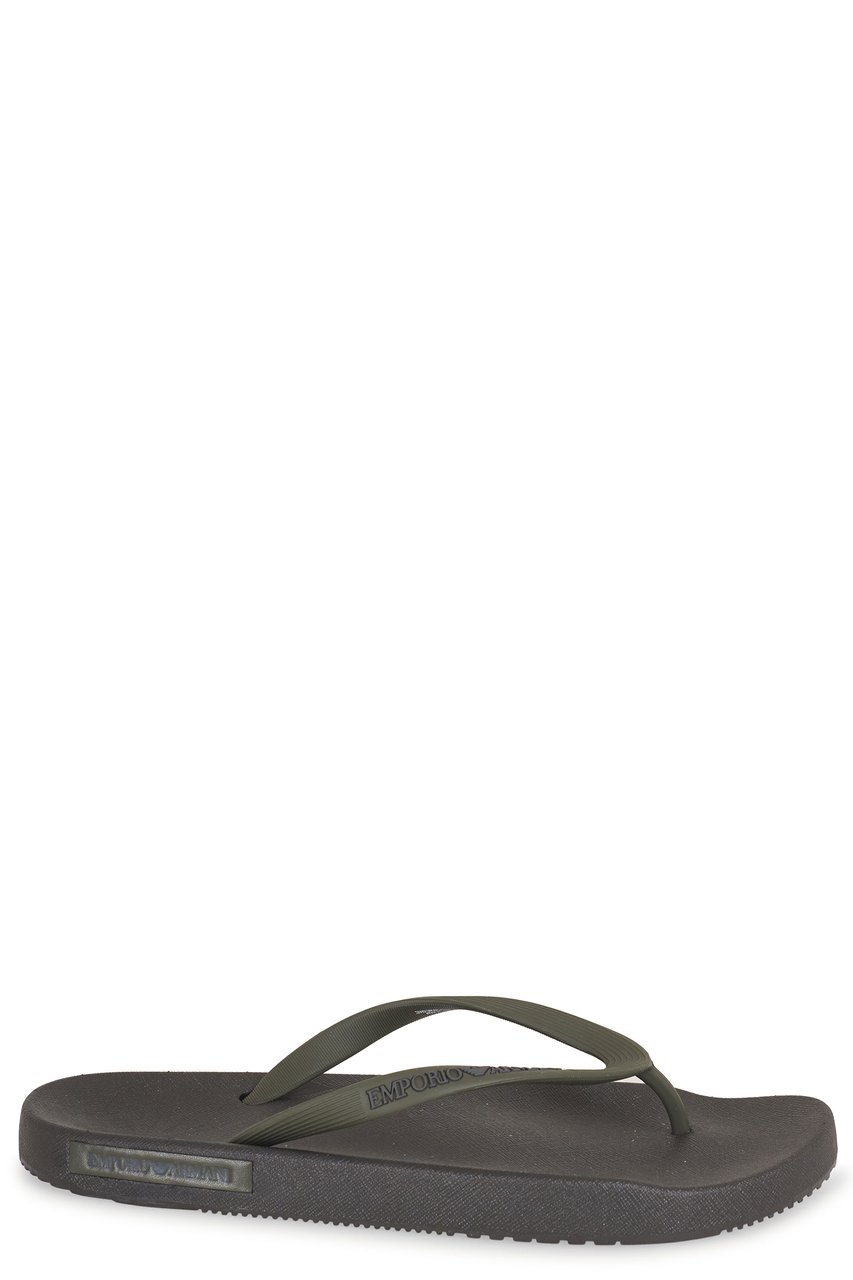Emporio Armani Slippers-Emporop Grey Grijs