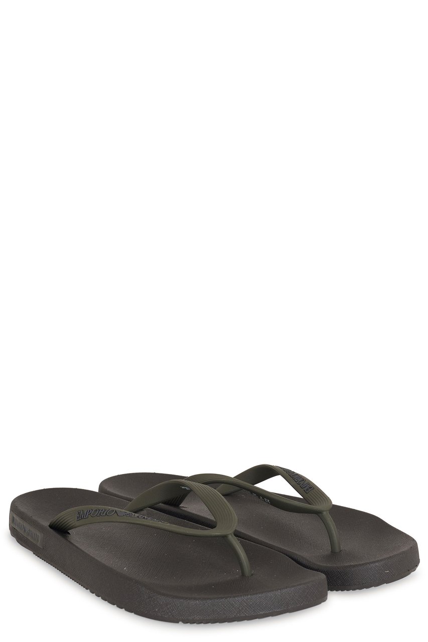 Emporio Armani Slippers-Emporop Grey Grijs