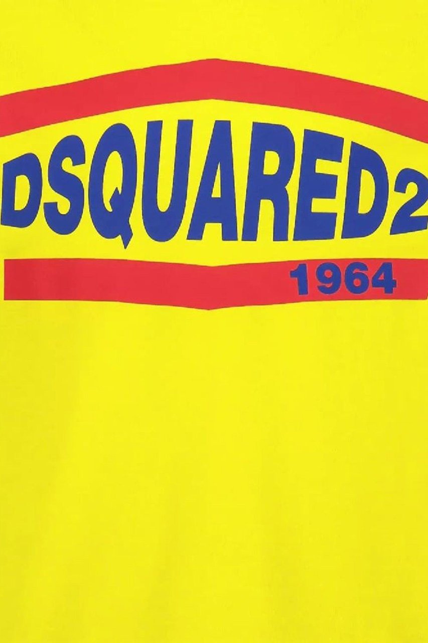 Dsquared2 Logo shirt Geel Geel