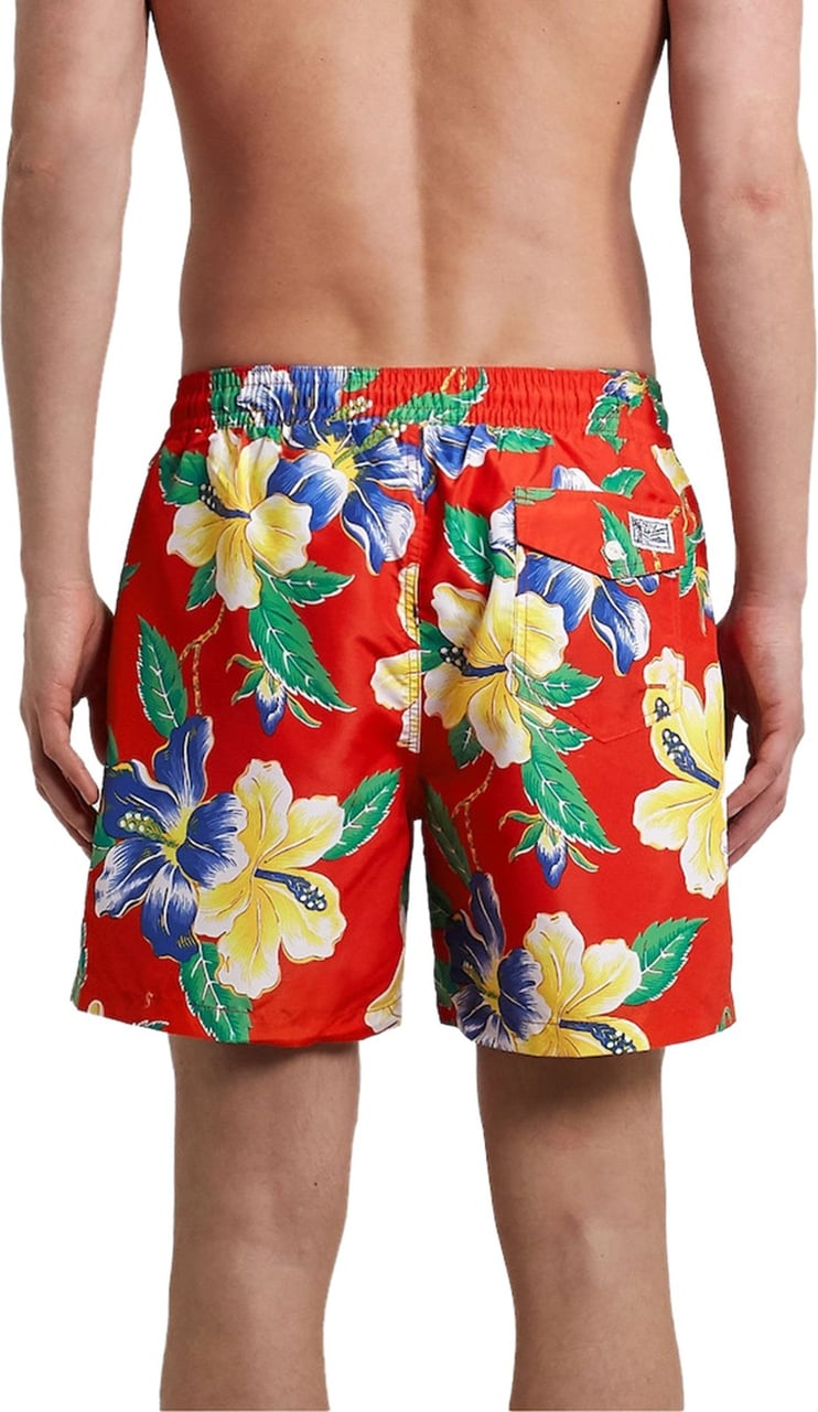Ralph Lauren Traveler Floral Swim Shorts Rood