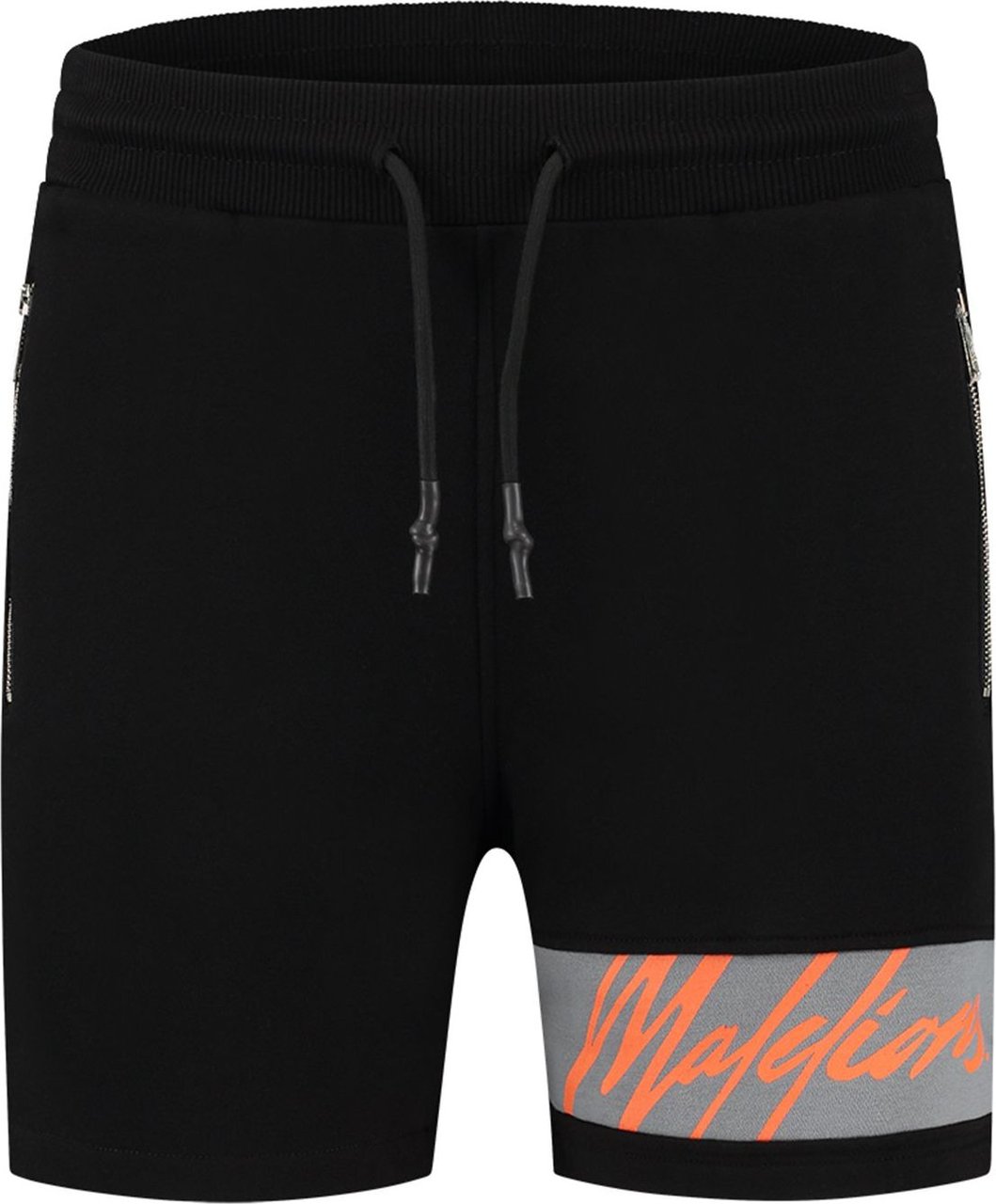 Malelions Captain Short - Black/Orange Zwart