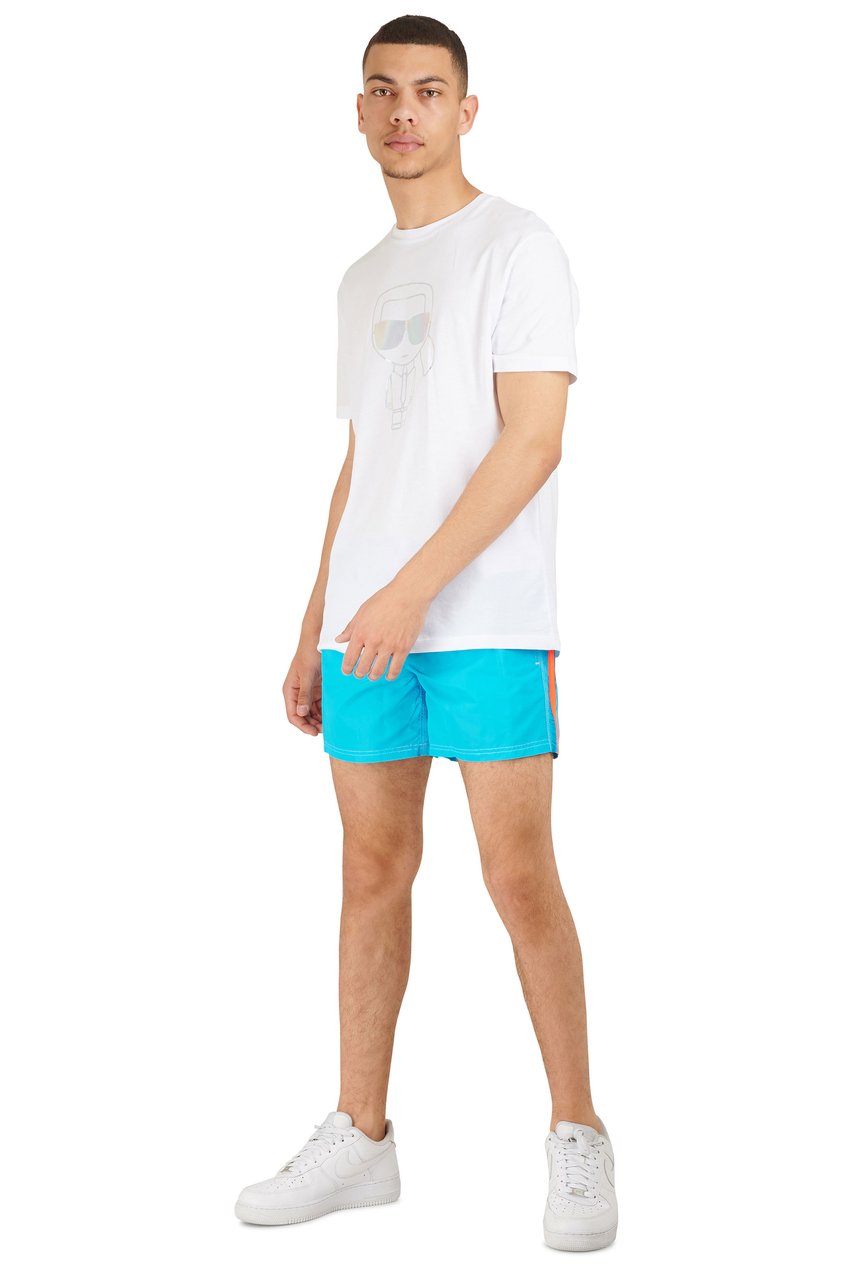 Sundek Swimshort 14 inch kort model Blauw