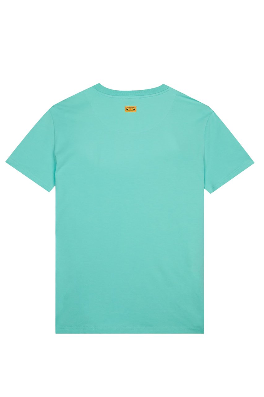 My Brand Logo Tape T-Shirt Aqua Splash Blauw