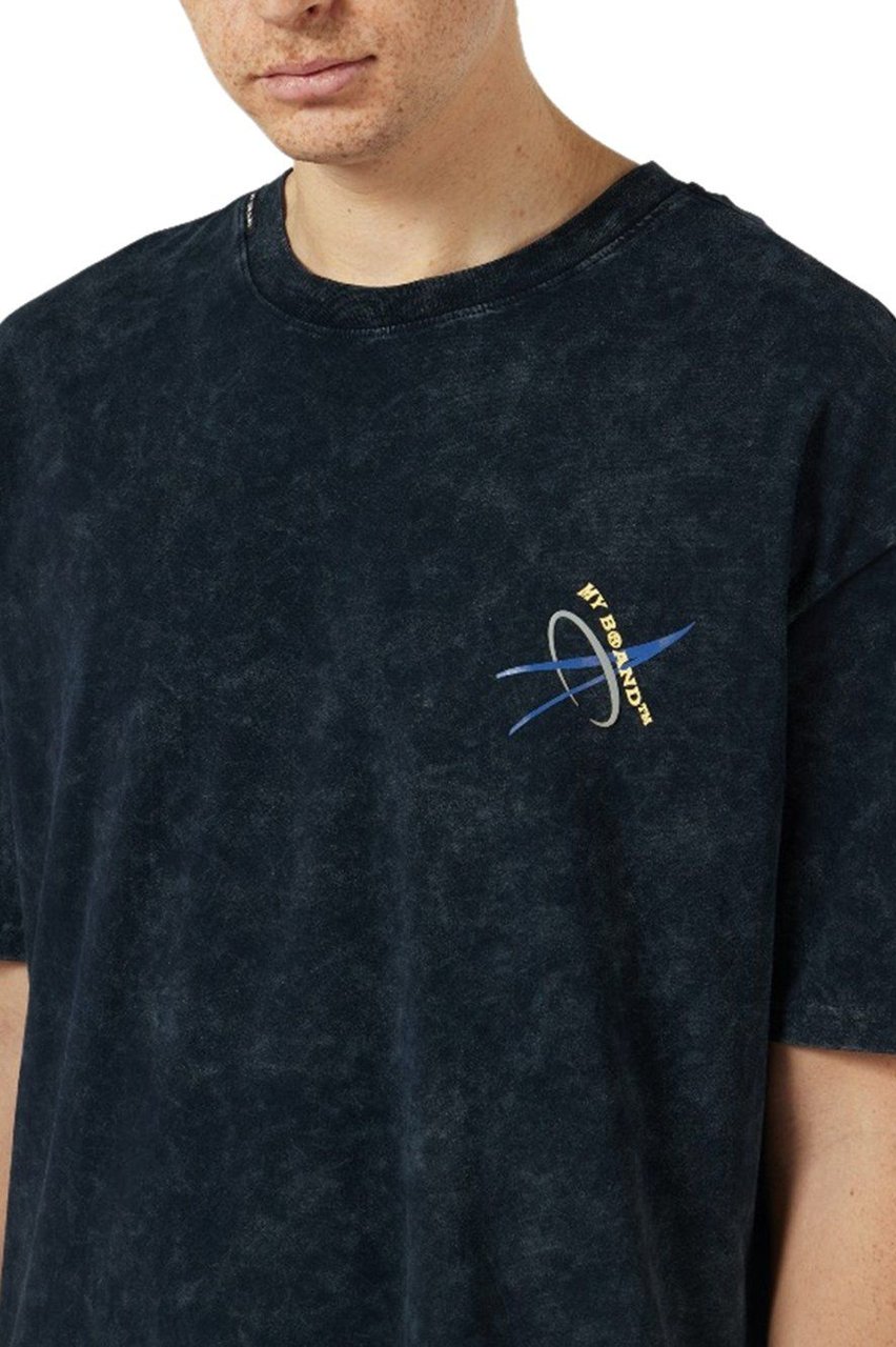 My Brand Infinity Kylie Heren T-Shirt Navy Blauw