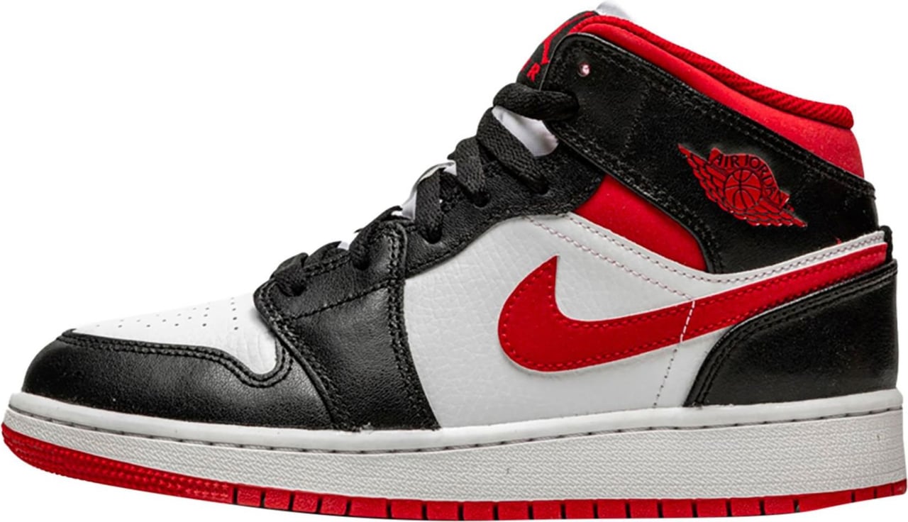 Nike Jordan Mid Black Gym Red Rood