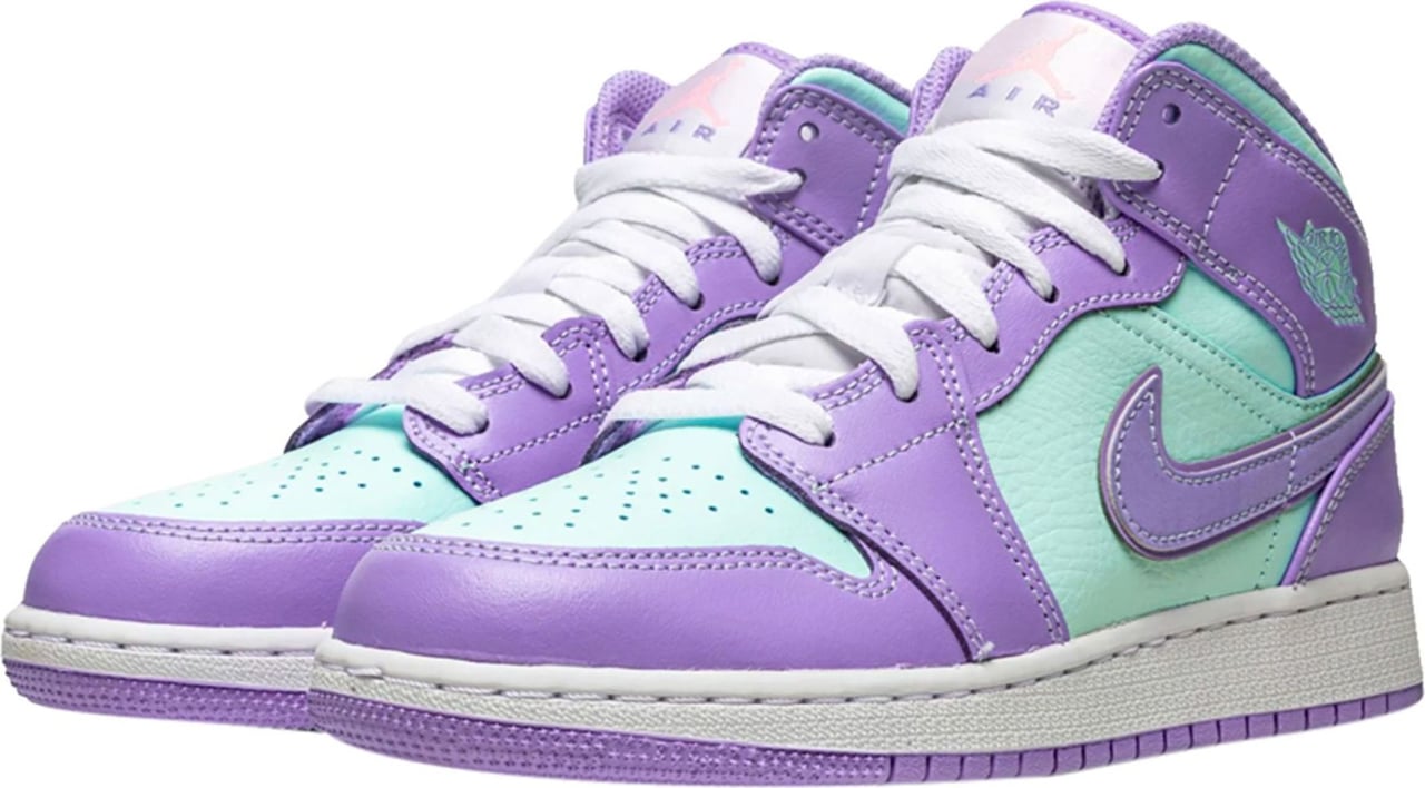 Nike Jordan Mid Purple Aqua Paars