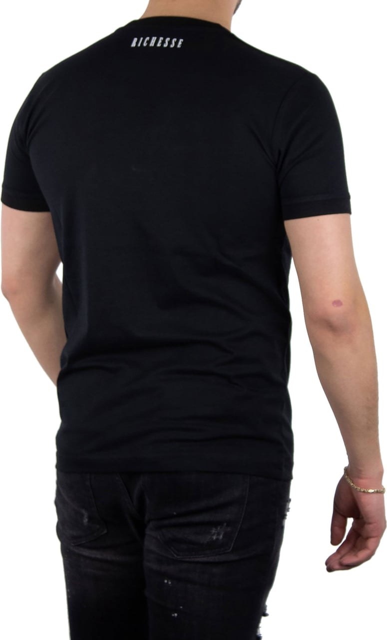 Richesse Active Black T-shirt Zwart