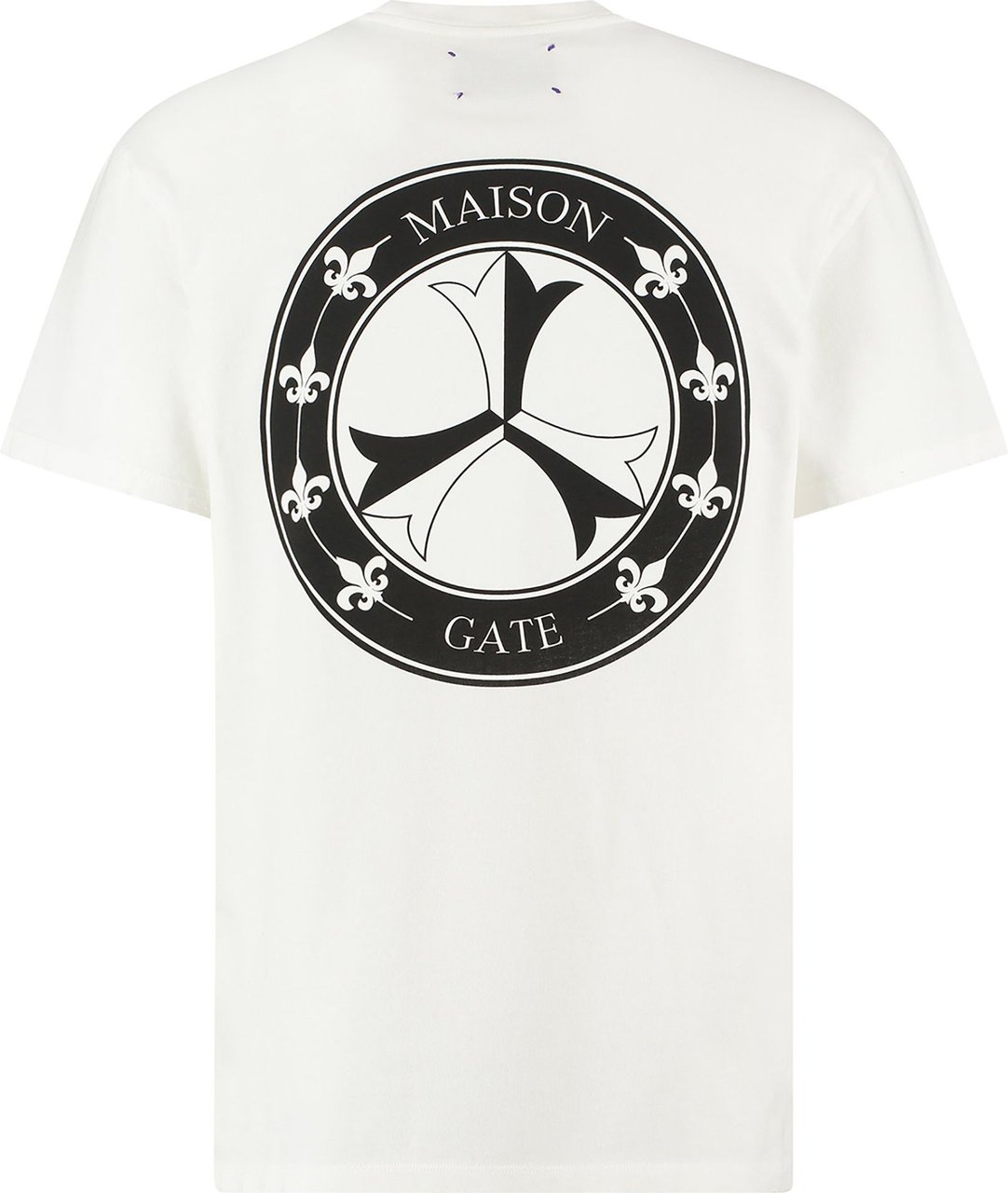Maison Gate Merry Snow White T-shirt Wit