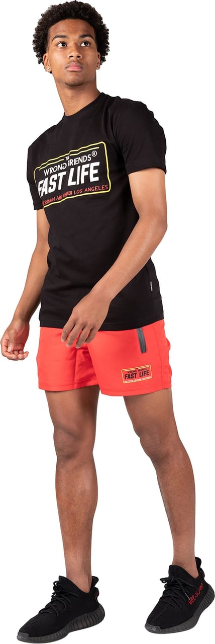 Wrong Friends Fast Life Shorts - Rood Rood