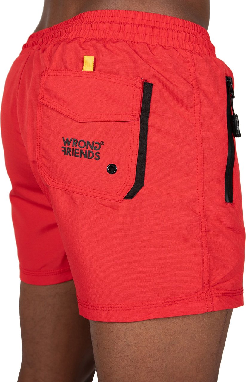 Wrong Friends Fast Life Shorts - Rood Rood