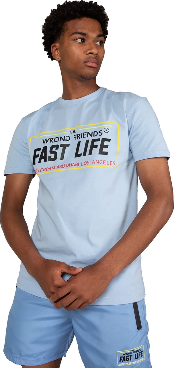 Wrong Friends Fast Life Shorts - Blauw Blauw