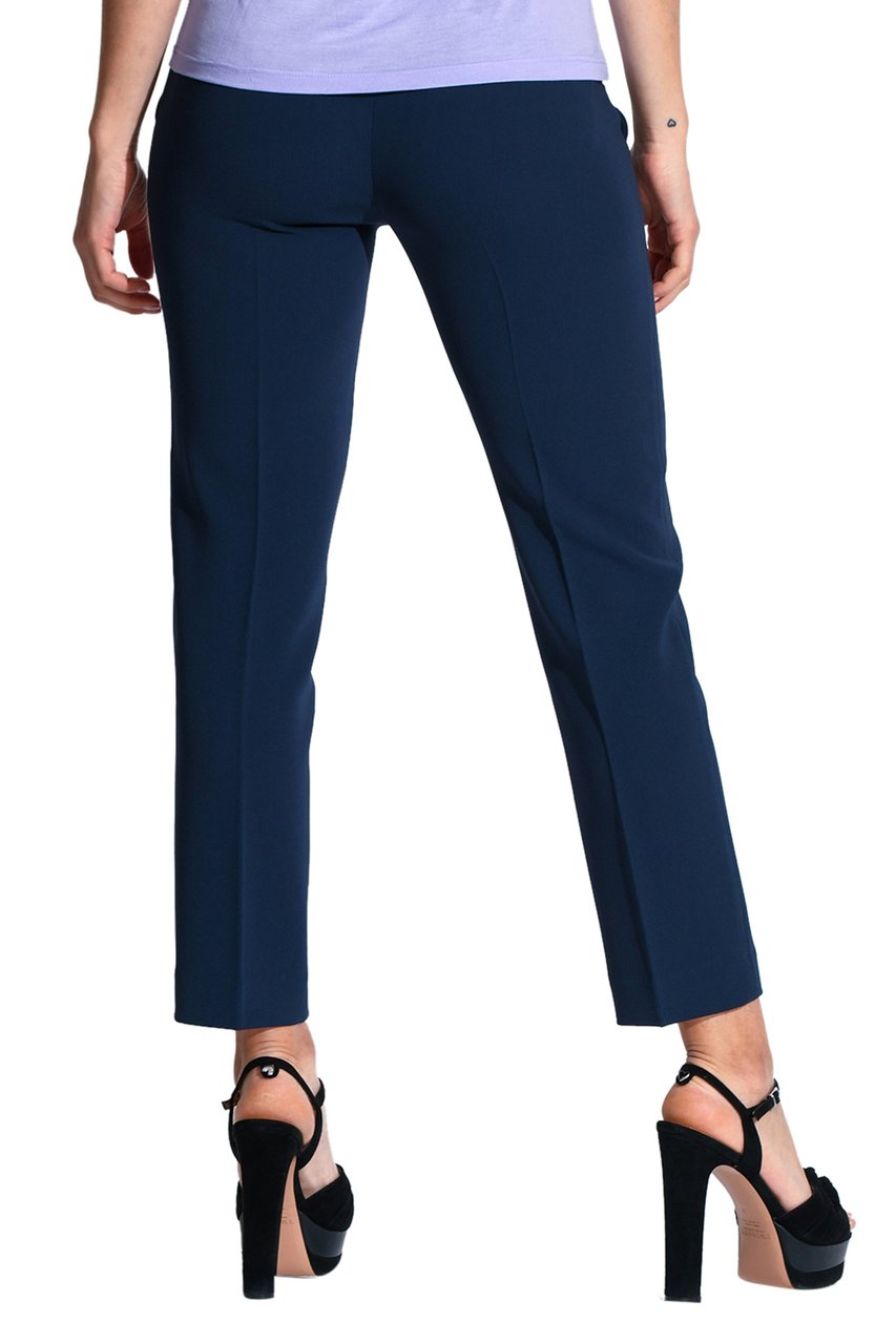 Michael Kors Michael Kors Midnight blue triacetate blend pant Blauw