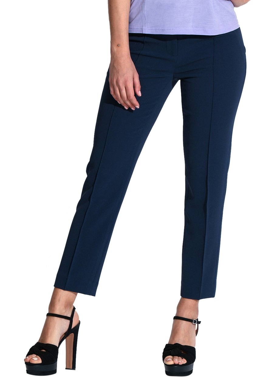 Michael Kors Michael Kors Midnight blue triacetate blend pant Blauw