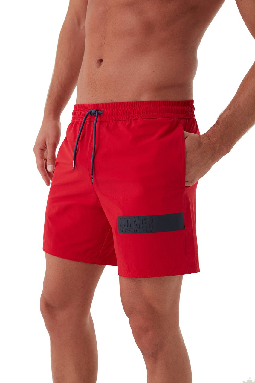 Colmar Originals Mens Swimming Shorts Rood Rood