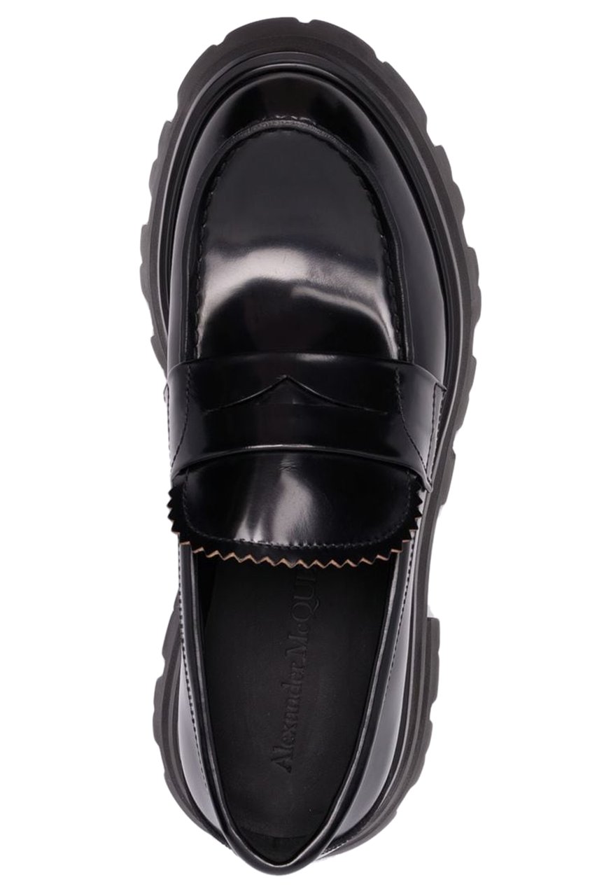 Alexander McQueen Wander leather loafers Zwart