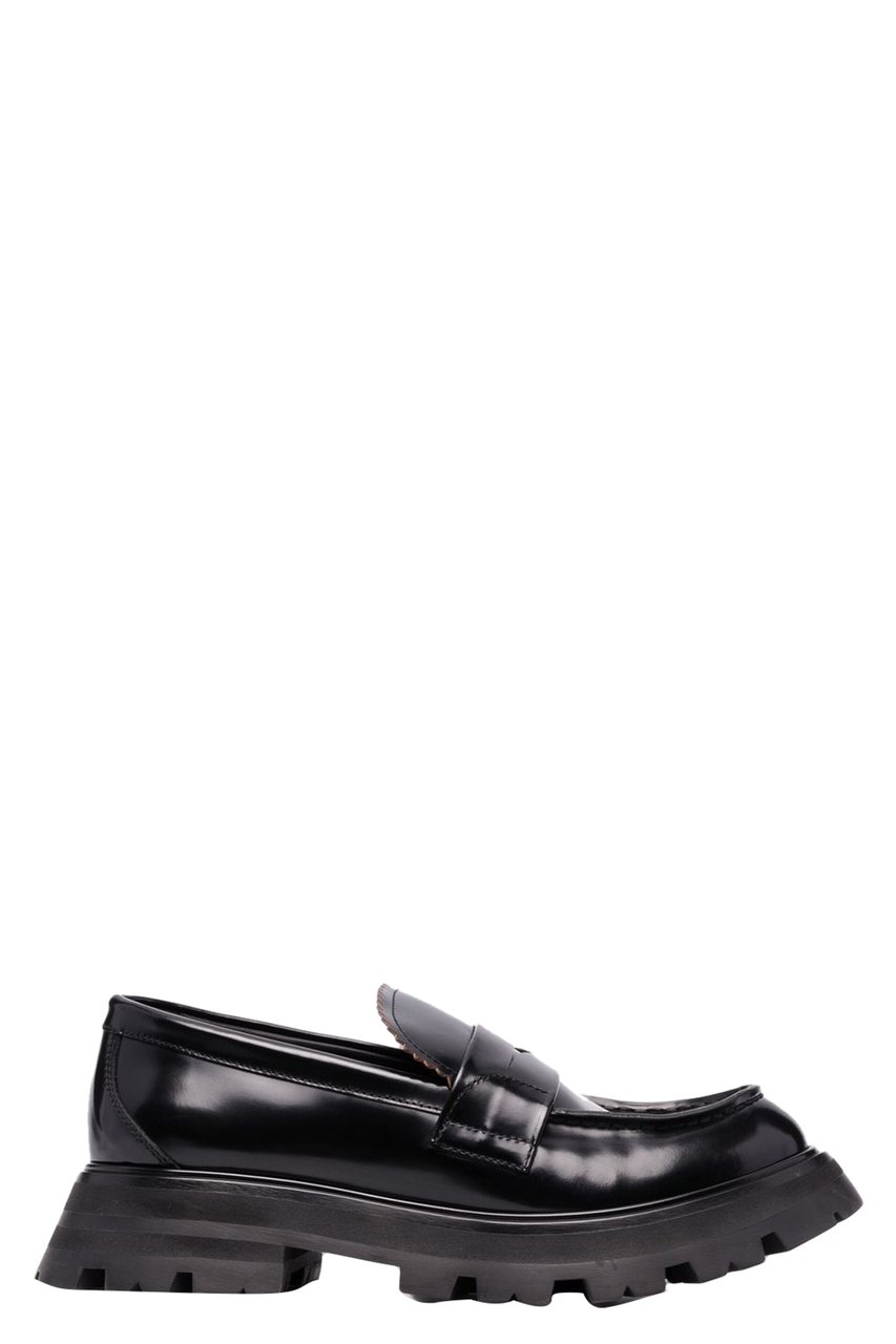Alexander McQueen Wander leather loafers Zwart