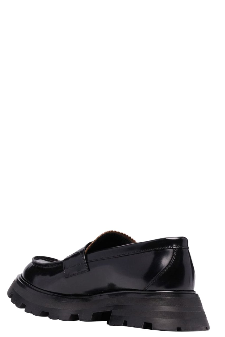 Alexander McQueen Wander leather loafers Zwart