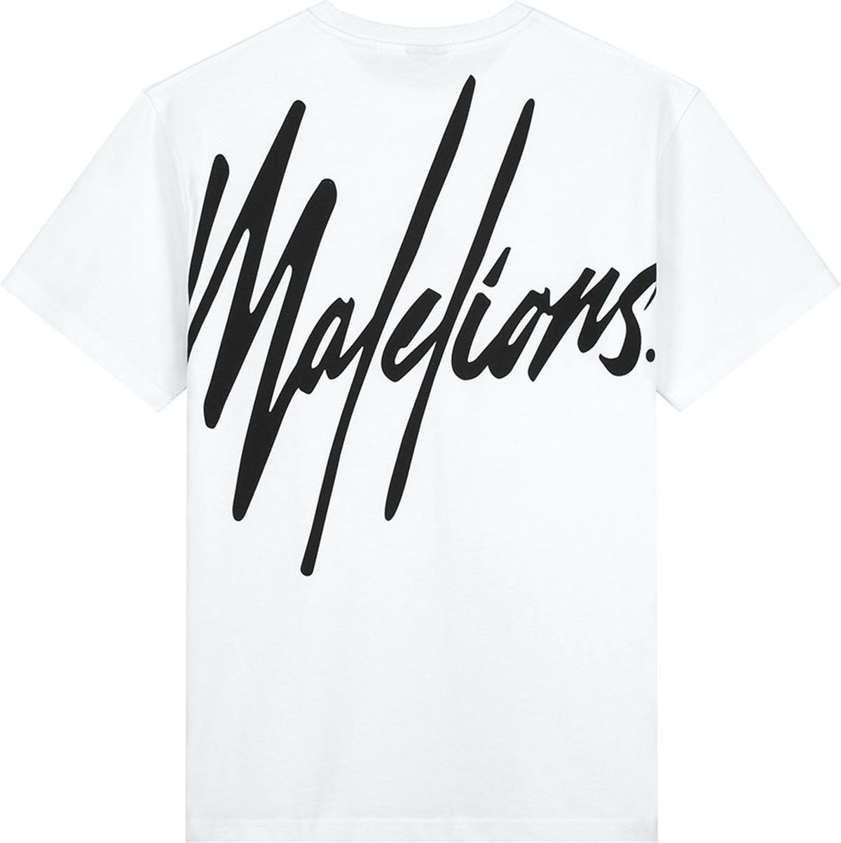 Malelions Oversized Shirt - White/Black Wit