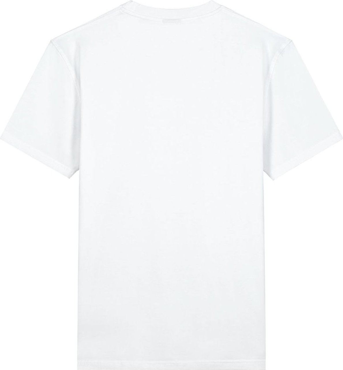 Malelions Regular Basic T-Shirt - White/Black Wit