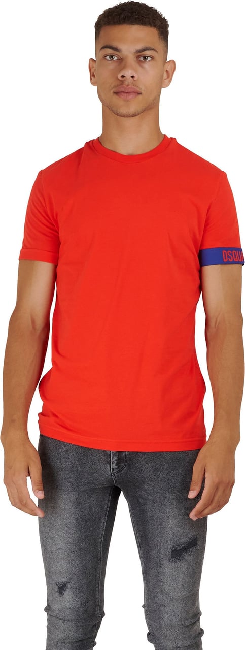 Dsquared2 Round neck t-shirt Rood