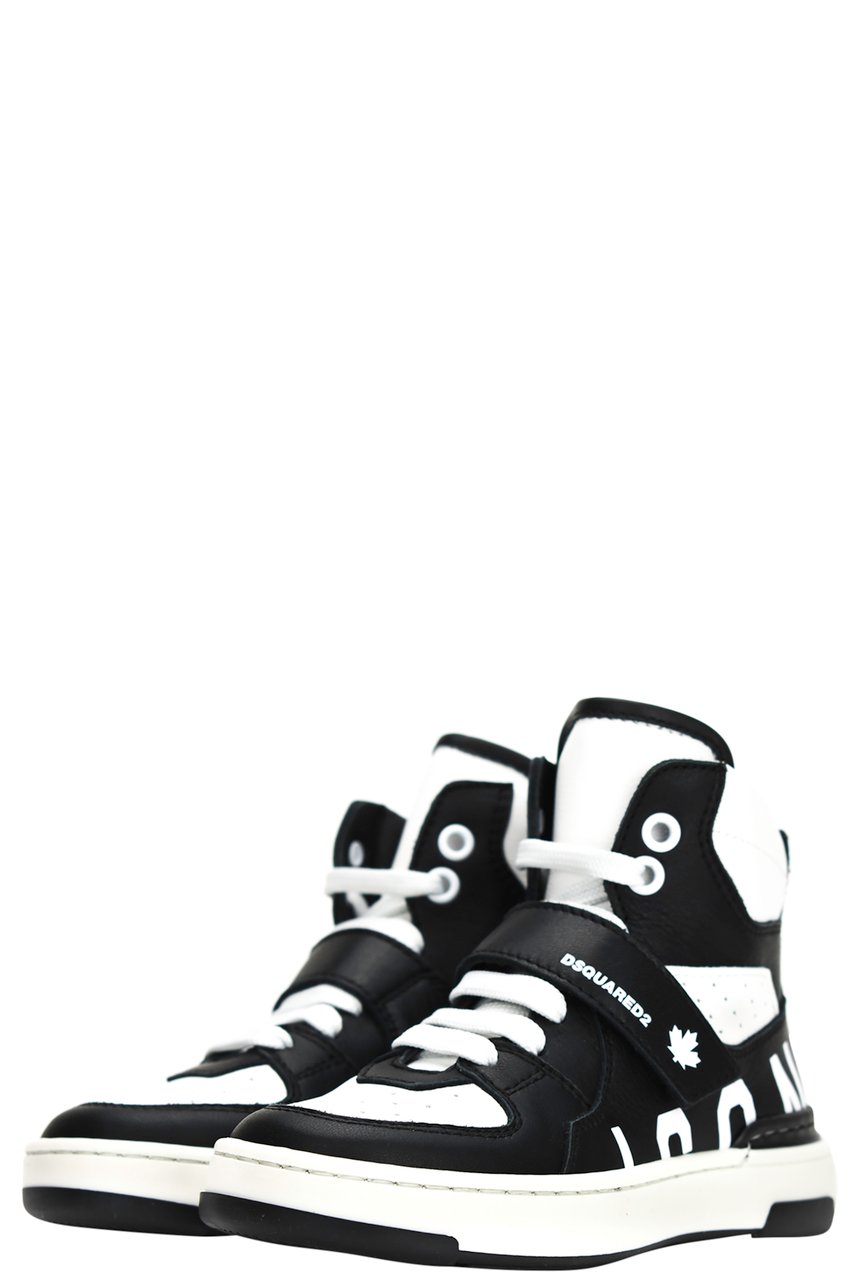 Dsquared2 Icon Hi top sneaker zwart Zwart