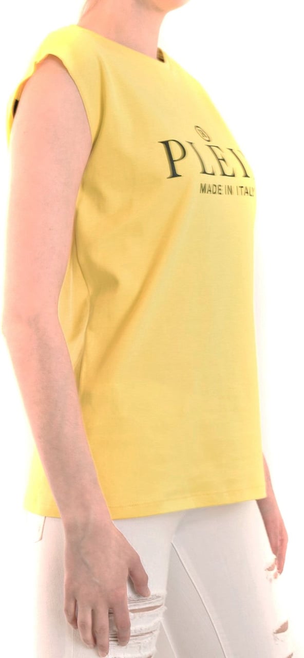 Philipp Plein T-shirts Yellow Geel