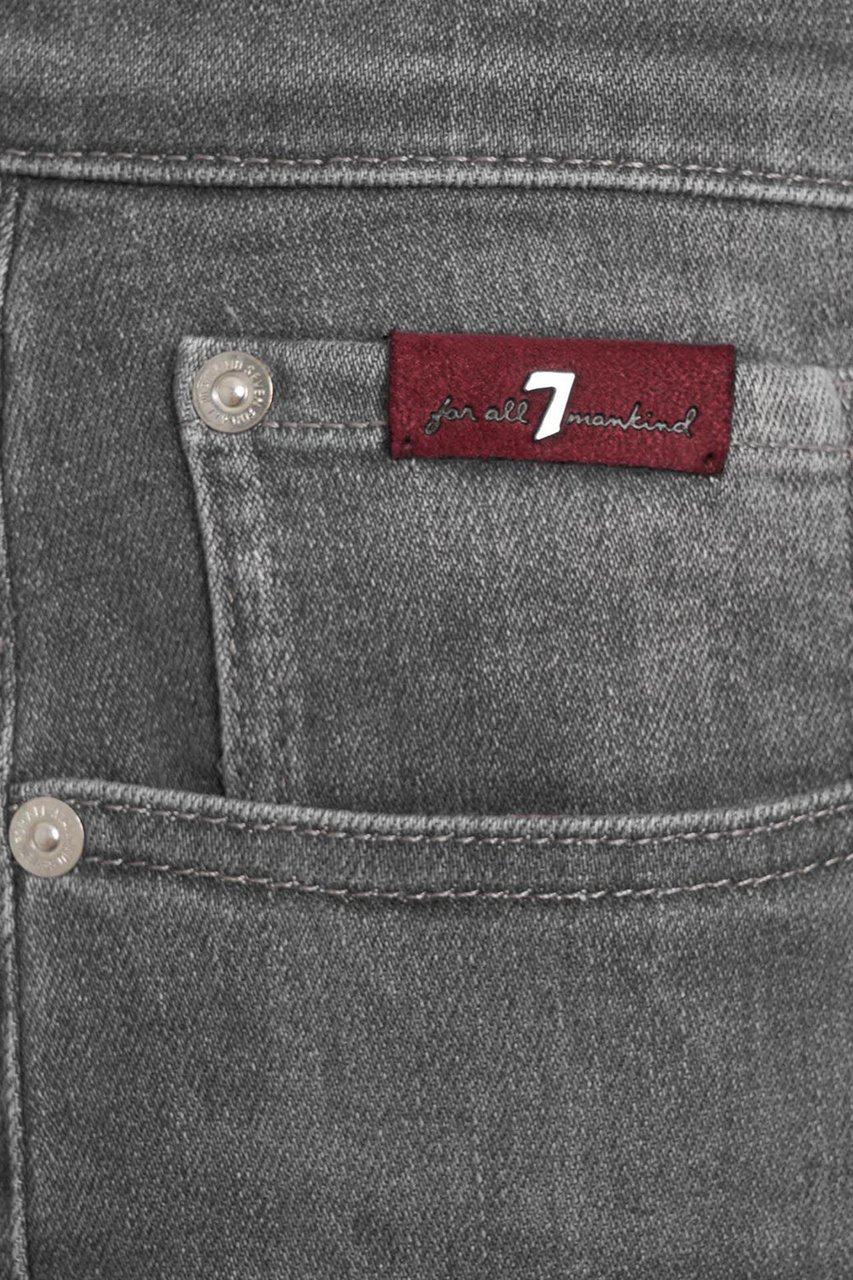 7 For All Mankind Jeans Slimmy Tapered Gray Grijs