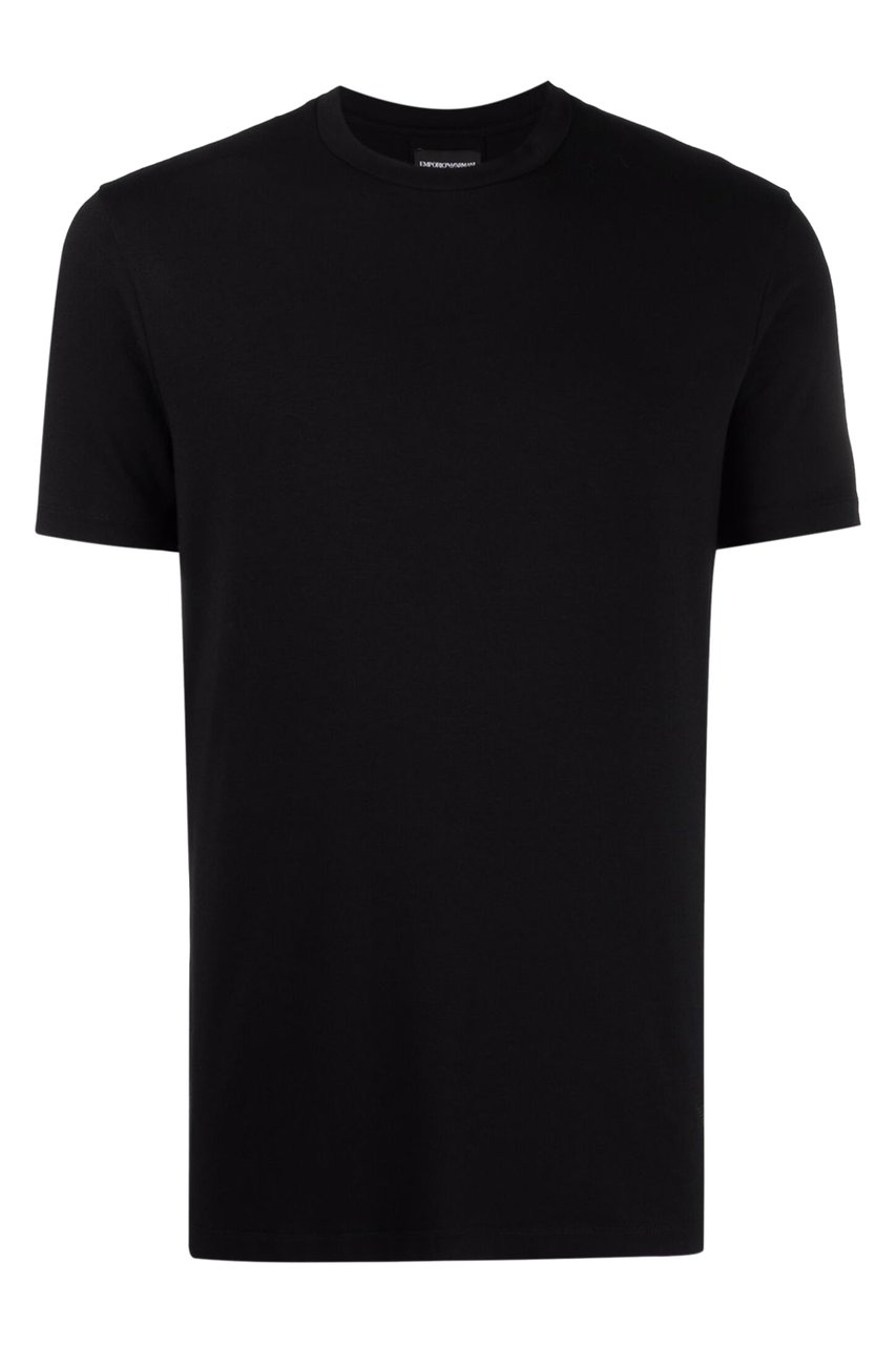 Emporio Armani T-shirts And Polos Black Zwart