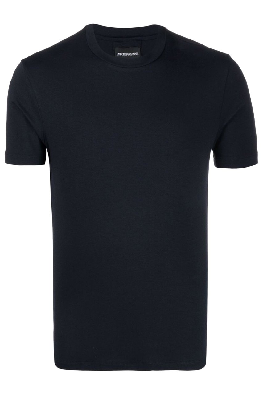 Emporio Armani T-Shirts And Polos Blue Blauw