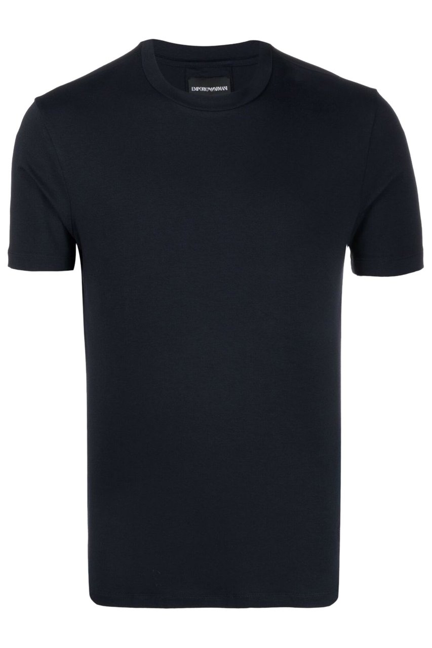 Emporio Armani T-shirts And Polos Blue Blauw