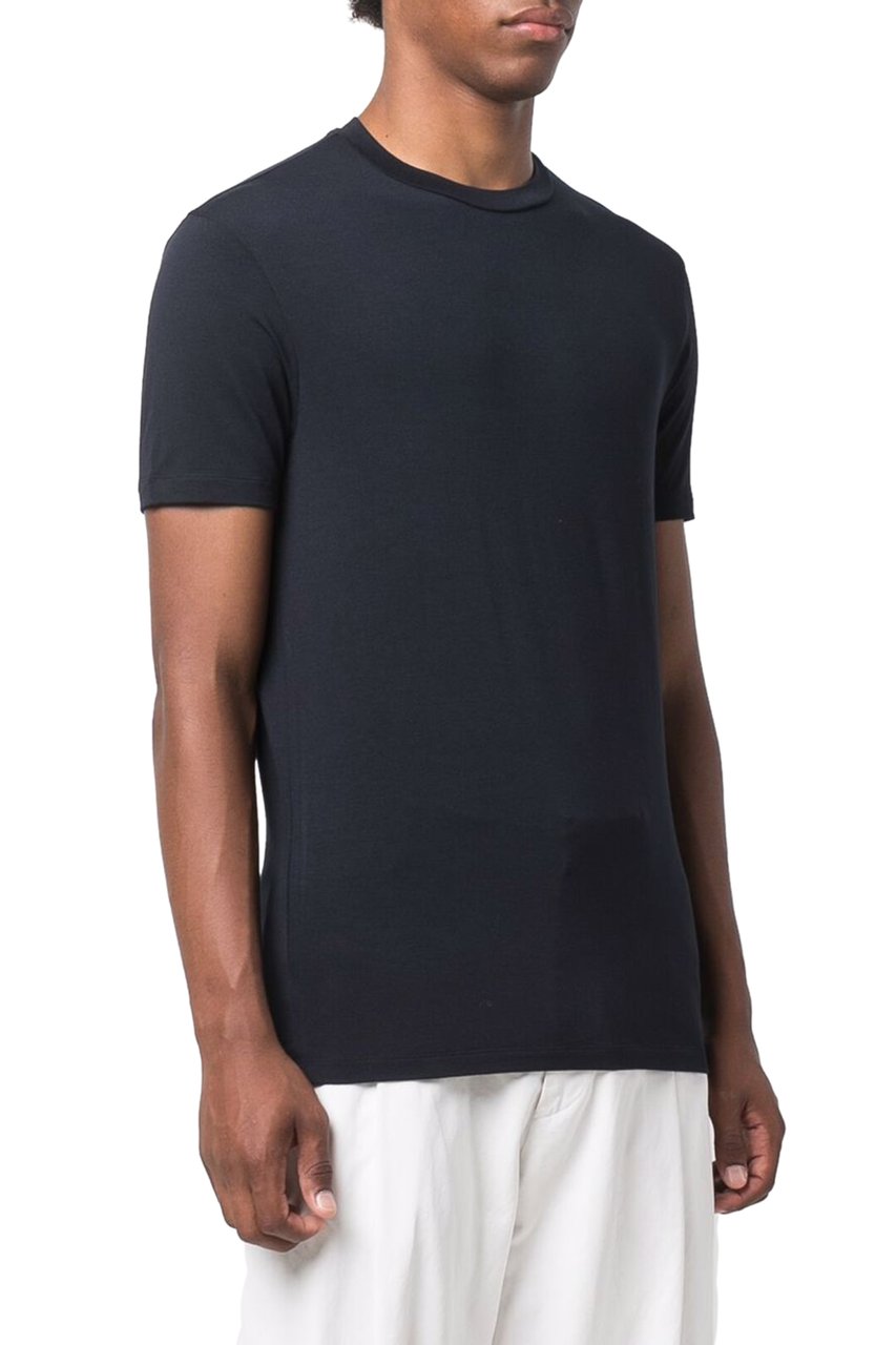 Emporio Armani T-Shirts And Polos Blue Blauw