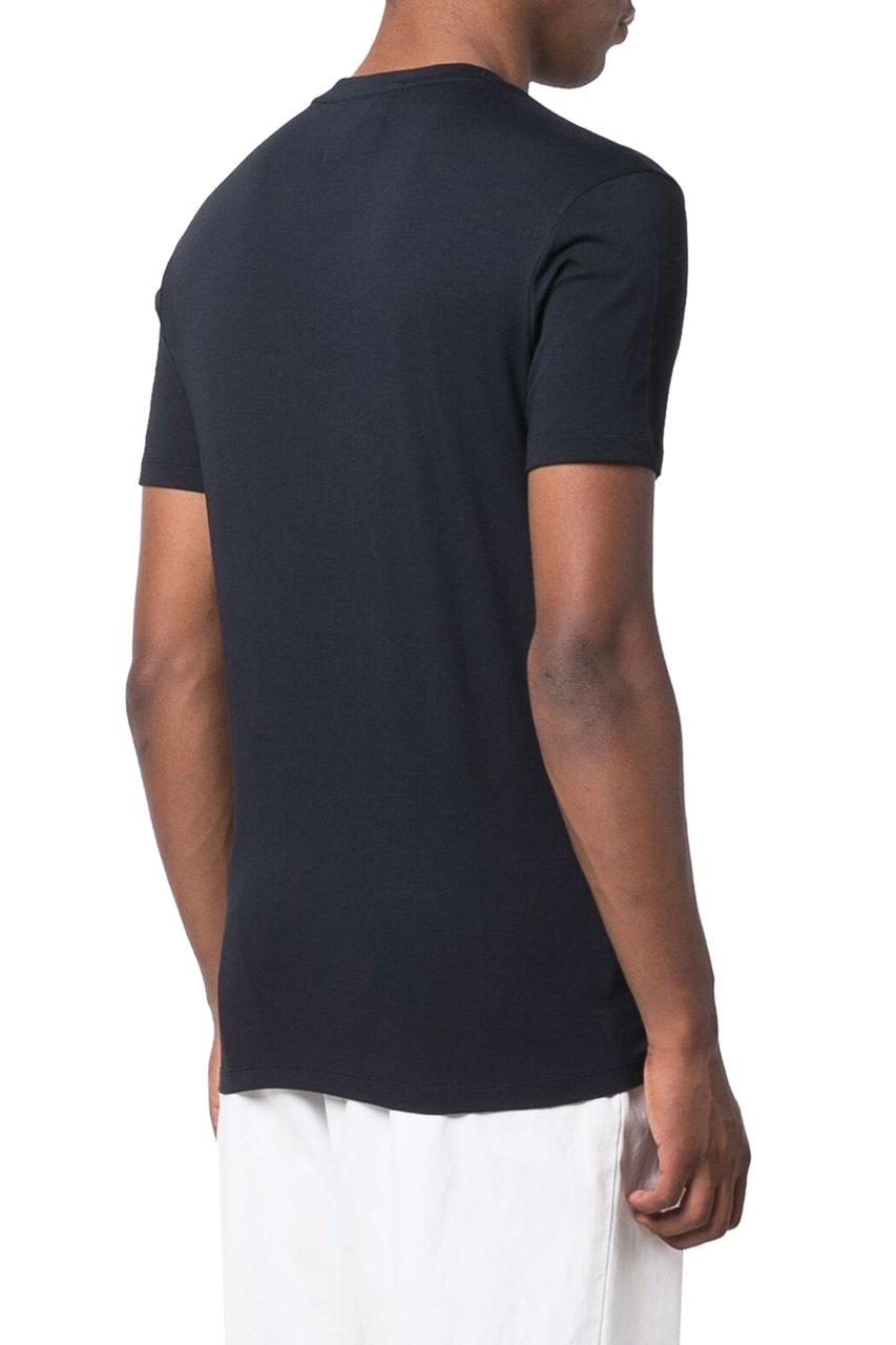 Emporio Armani T-Shirts And Polos Blue Blauw
