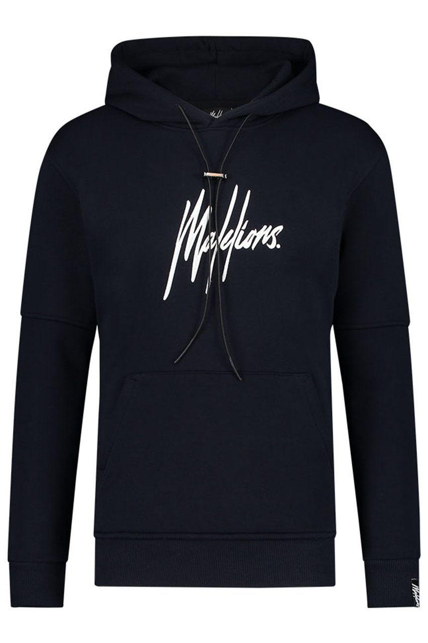 Malelions Essentials Hoodie - Navy Blauw
