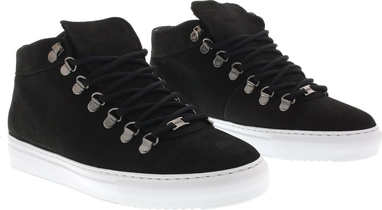 Nubikk Jase Mid | Zwarte Sneakers Zwart