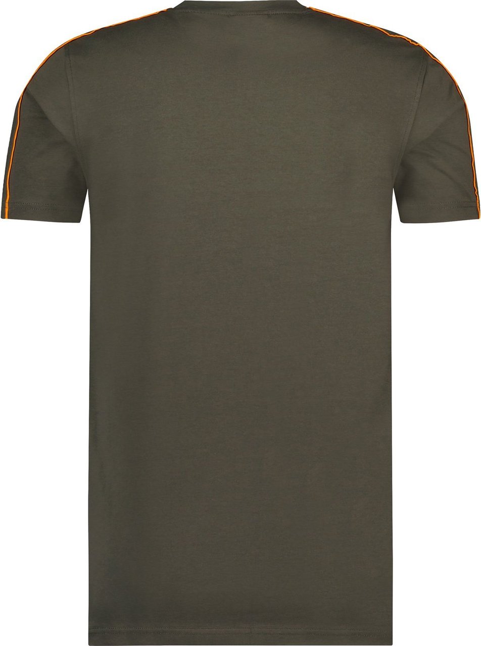 Malelions Sport Coach T-Shirt - Army/Orange Groen