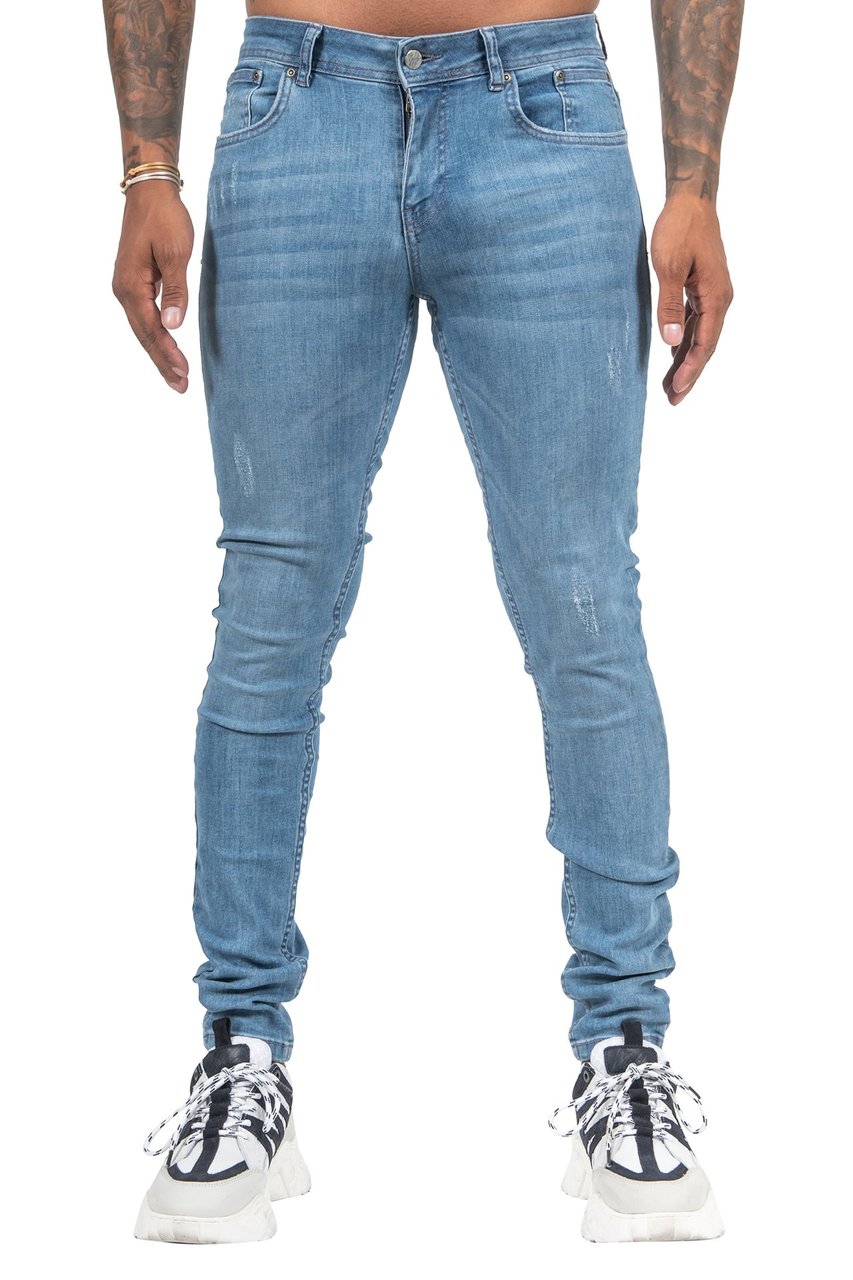 Malelions Clean Jeans - Light Blue Blauw