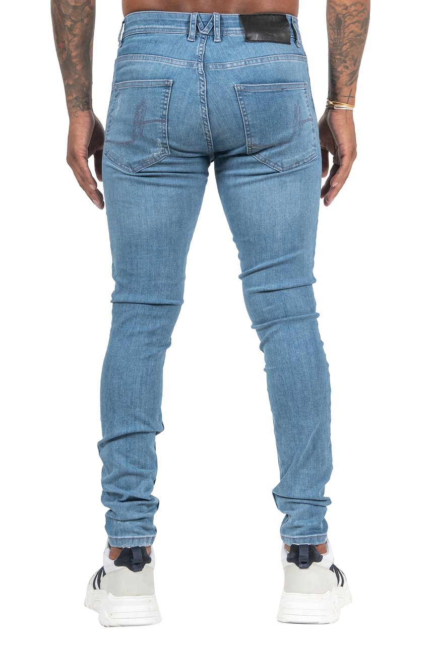 Malelions Clean Jeans - Light Blue Blauw