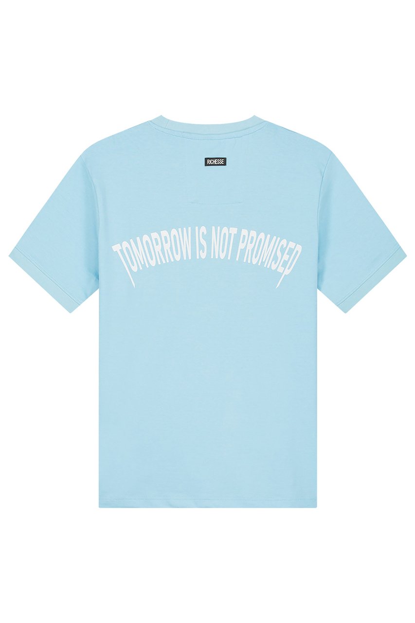 Richesse Promised Light Blue T-shirt Blauw